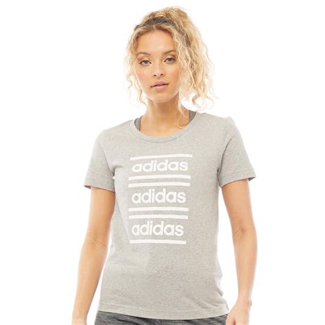 grijs adidas shirt dames|Dames.